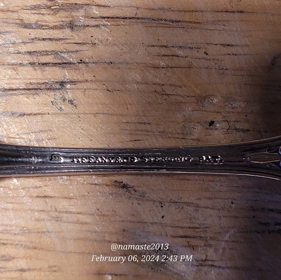 1870 Tiffany & Company Saratoga Spoon Ring in Sterling Silver Luxury Vintage #80 - Picture 3 of 16